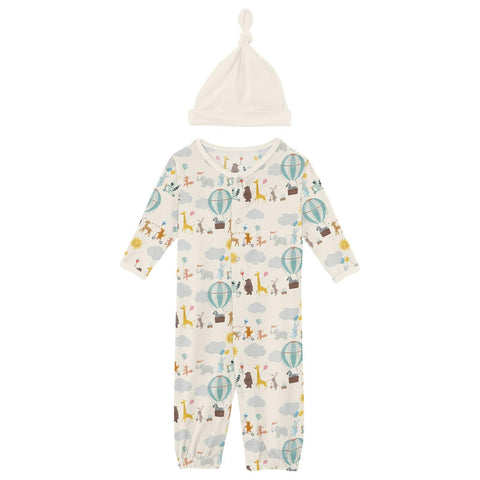 Converter Gown with Knot Hat - Natural Animal Parade