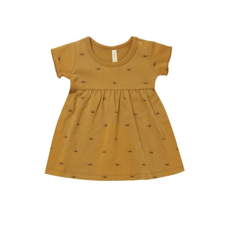 Short Sleeve Baby Dress - Suns