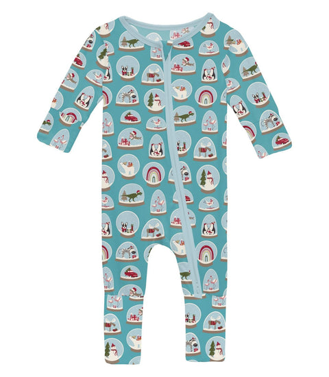 Convertible Coverall (2 Way Zipper) - Glacier Snow Globes