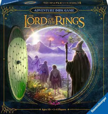 Image shows the game box for the Lord of the Rings game from Ravensburger