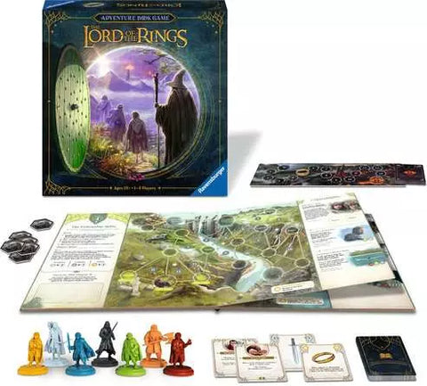 Image shows the board game laid out in front of the game box