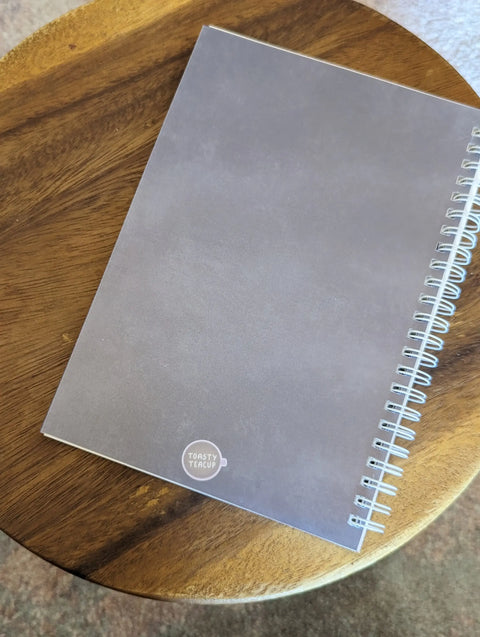 Image shows the back of the sticker book