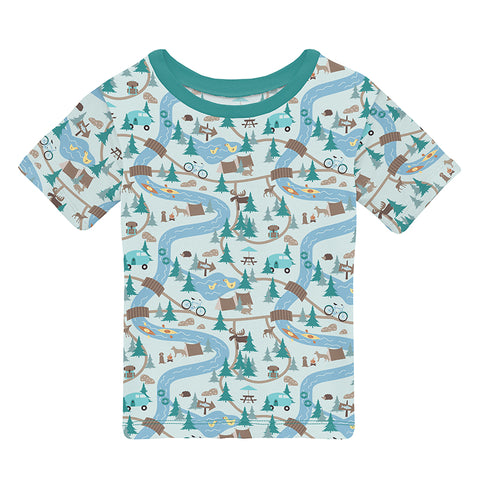 Crew Neck Tee (Short Sleeve) - Fresh Air Campground Map