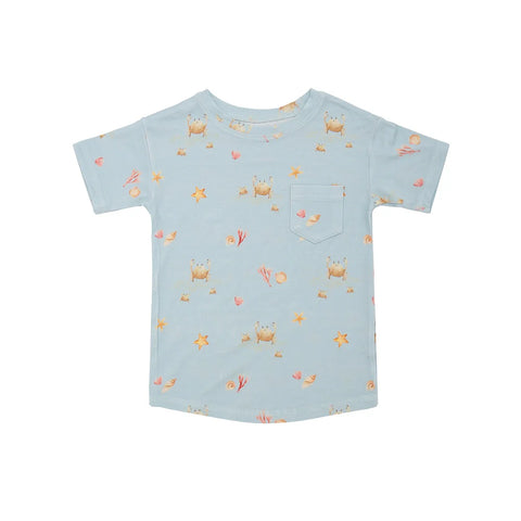 Pocket Tee (Short Sleeve) - Seaside Blue