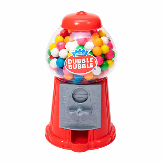 Image shows a piggy bank in the form of a red gumball machine