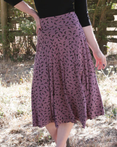 Winsome Skirt - Lilieci Print