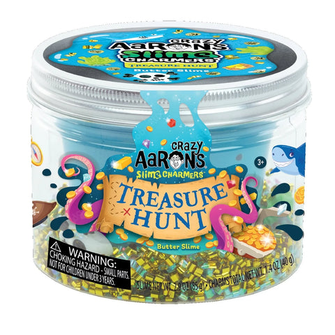 Image shows the treasure hunt slime in its packaging