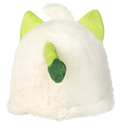 A back view of the plush ghost kitty