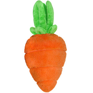 A back view of the plush carrot