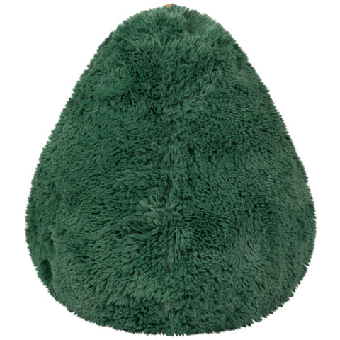Image shows a back view of the stuffed avocado