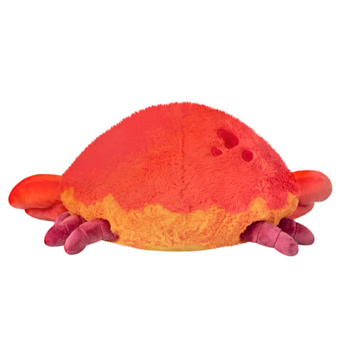 A back view of the plush crab