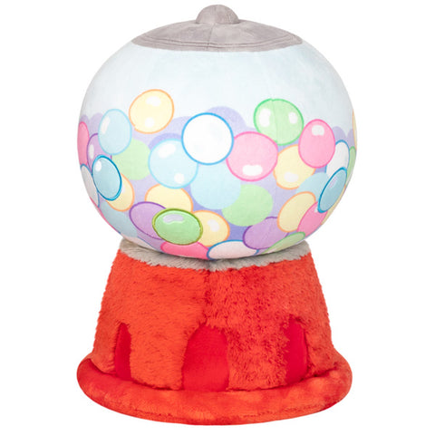 A back view of the plush gumball machine