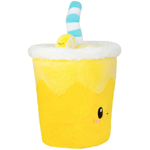 A side view of the plush lemonade