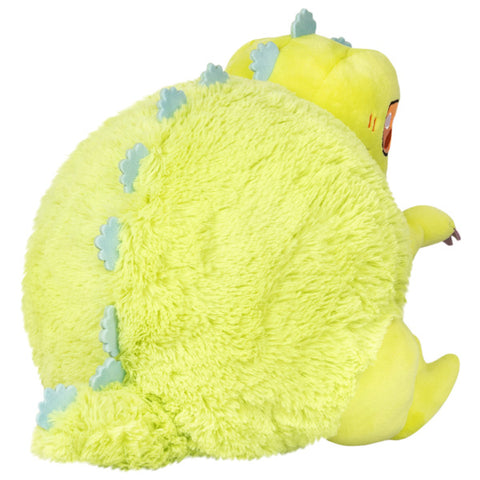 A back view of the plush Reptar.