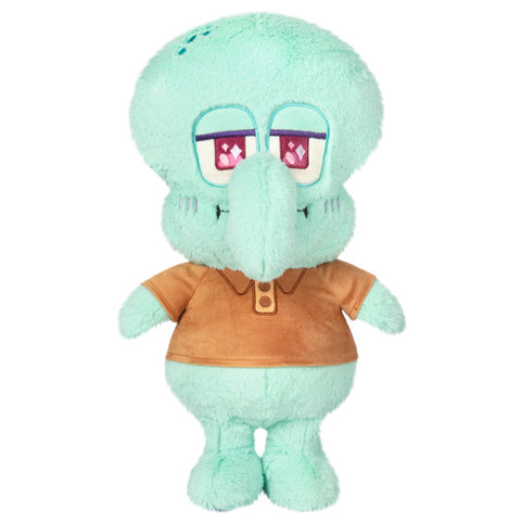 Image shows a stuffed Squidward from the TV show Spongebob