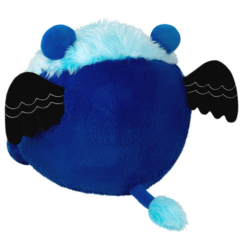 A back view of the plush lunar lion