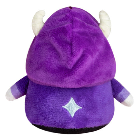 Image shows a back view of the stuffed Lich keychain