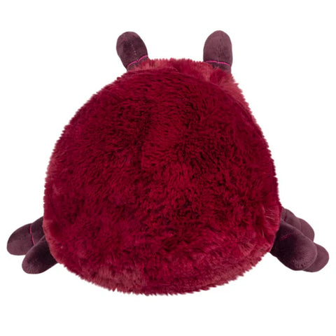 A back view of the stuffed ant