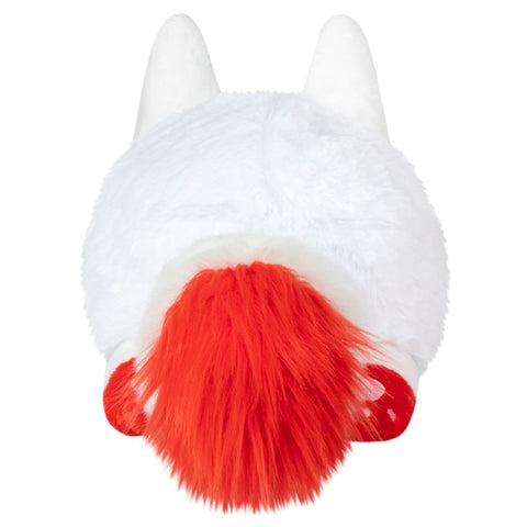 A back view of the plush Kitsune