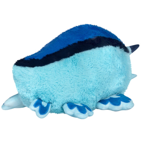 Side view of the plush blue dragon sea slug