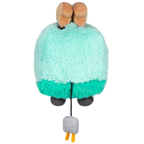 Side view of the plush toaster