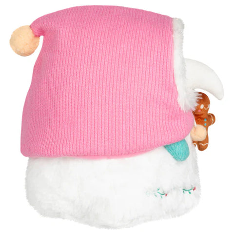 Image shows a side view of the stuffed plague nurse