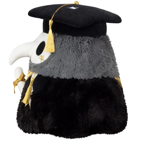 Image shows a side view of the graduation plague doctor