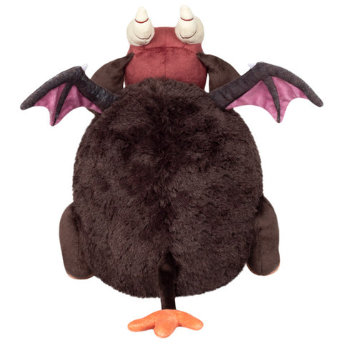 A back view of the plush Jersey Devil