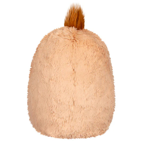 Image shows a back view of the stuffed sloth