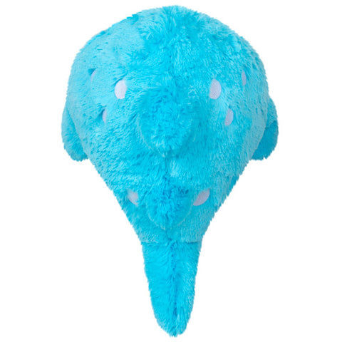 Image shows a top-down view of the stuffed whale shark