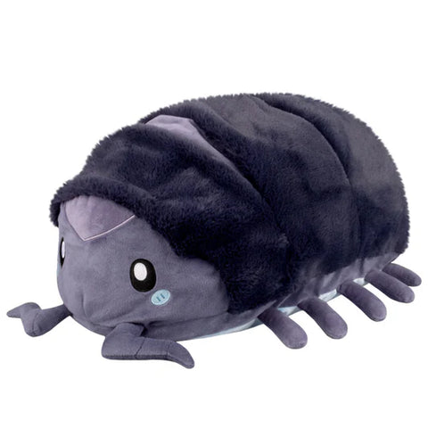 Image shows a stuffed rollie pollie pillbug