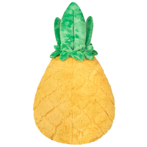 A back view of the plush pineapple