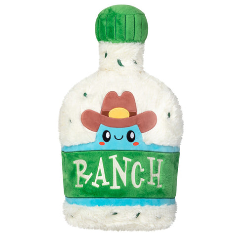 A plush bottle of ranch dressing