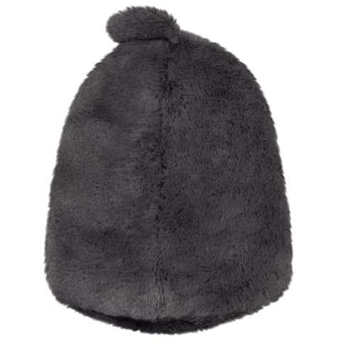 A back view of the plush reaper