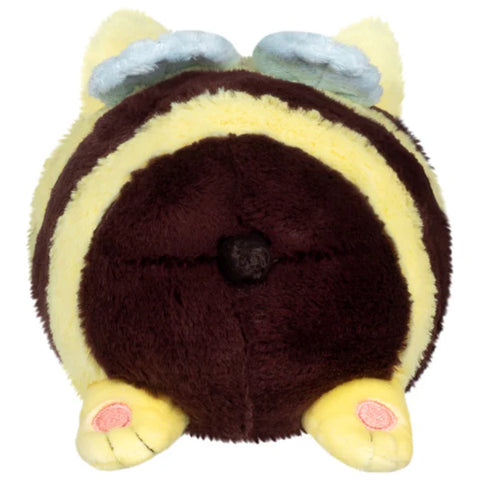 Image shows a back view of the stuffed cat bee.