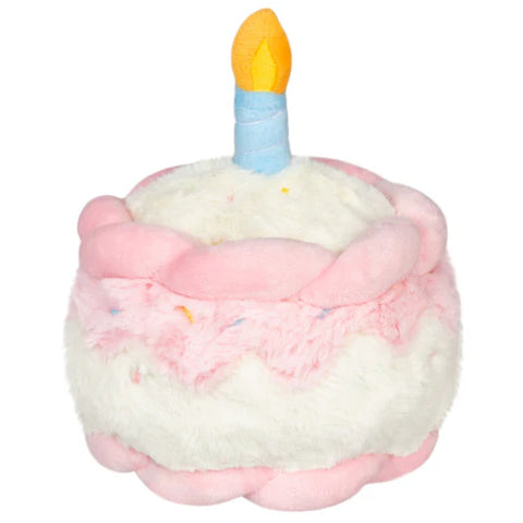 A back view of the stuffed birthday cake