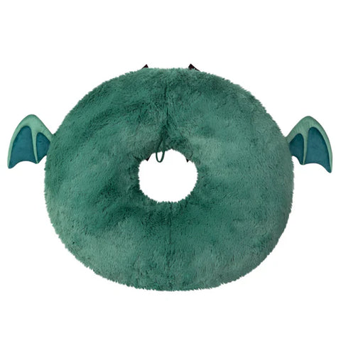 Image shows a back view of the stuffed spooky wreath. It is blank.