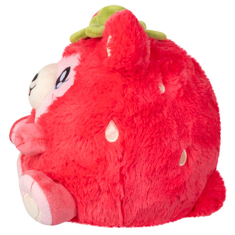 A side view of the strawberry bear