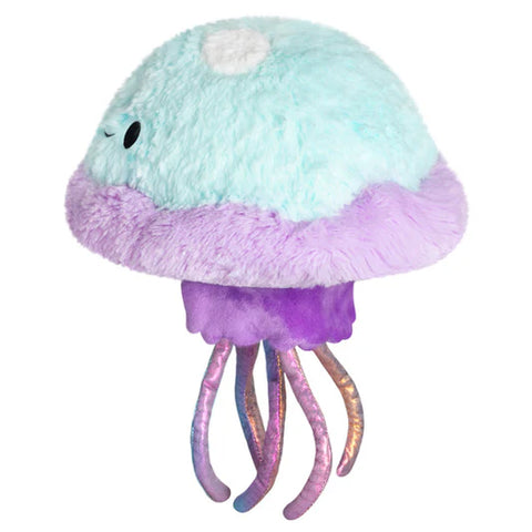 Image shows a side view of the stuffed jellyfish