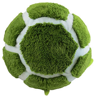 Image shows a back view of the stuffed sea turtle