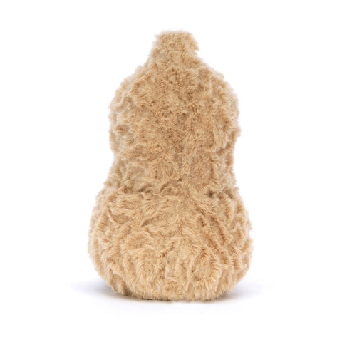 Image shows a back view of the stuffed peanut