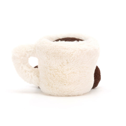 Back view of the stuffed espresso mug