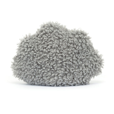 A back view of the stuffed storm cloud