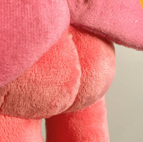 Close up view of the rosy maple baby mothman's backside