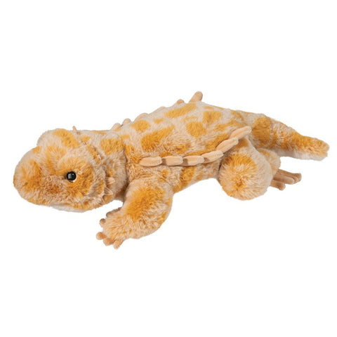 A plush tan and orange bearded dragon