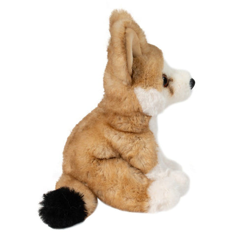 A side view of the plush Fennec Fox