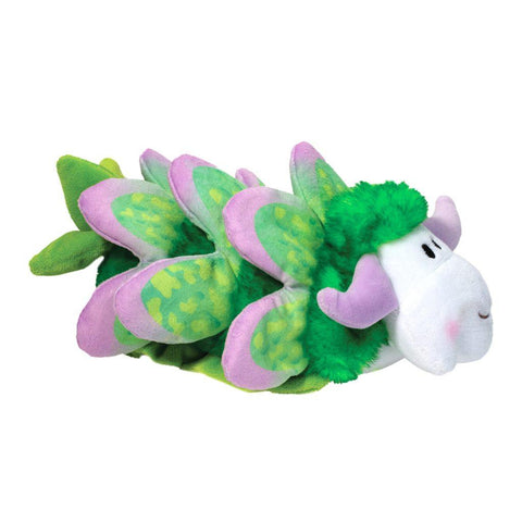 A side view of the plush leaf sheep