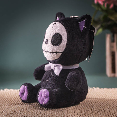 Image shows a side view of the spooky cat