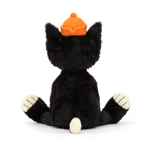Image shows a back view of the stuffed jellycat jack