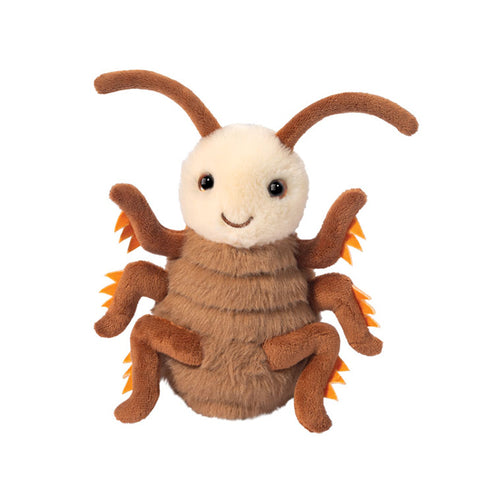A plush cockroach that looks like it is dancing